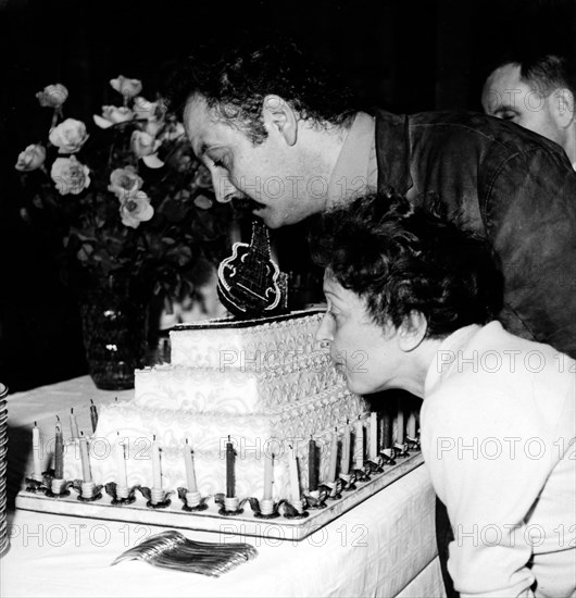 Georges Brassens et Edith Piaf