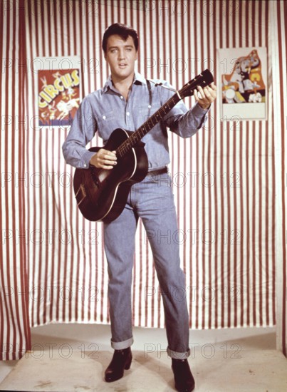 Elvis PRESLEY with guitar