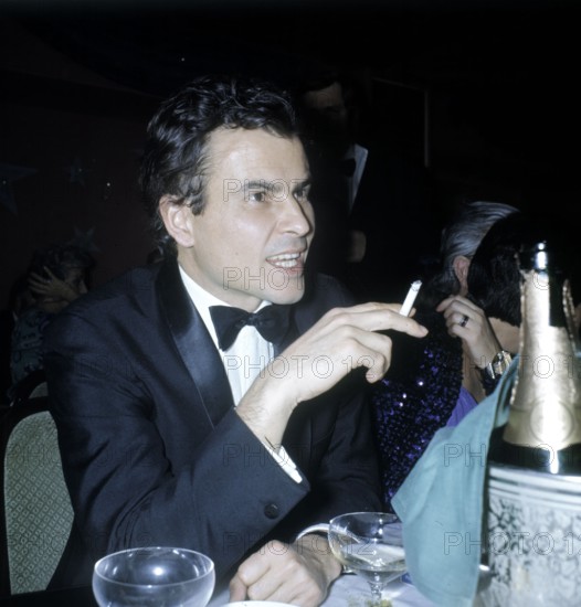 Horst BUCHHOLZ, portrait in a tuxedo