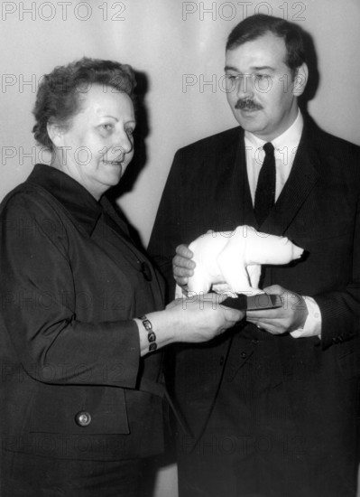 Ella KAY and Bernhard WICKI in Berlin, 1960