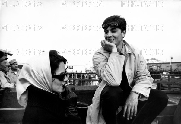 Nathalie and Alain DELON