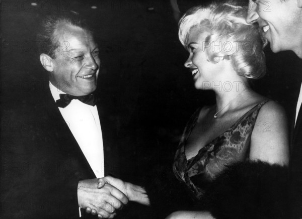 Willy BRANDT und Jayne MANSFIELD, Juni 1961