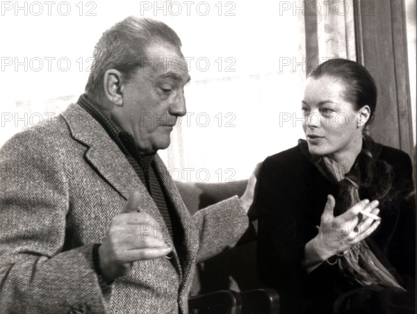 Luchino VISCONTI and Romy SCHNEIDER, 1972