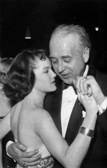Romy SCHNEIDER and her stepfather Hans Herbert BLATZHEIM
