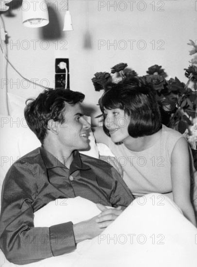 Horst BUCHHOLZ and wife Myriam BRU, 1961