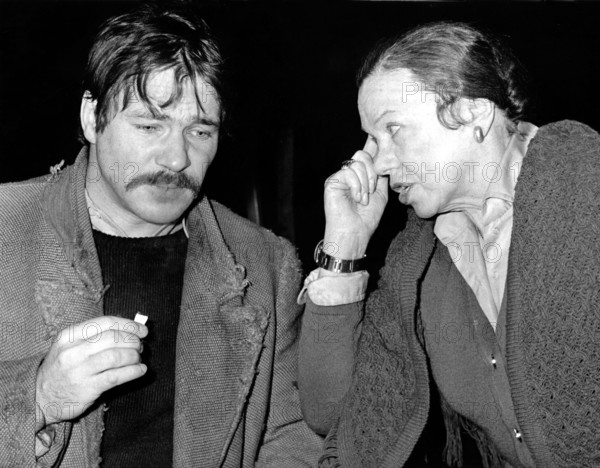 Götz GEORGE and Berta DREWS in 'Power of Darkness', 1974