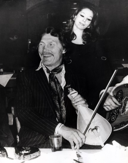 Jack PALANCE visiting Athens, 1971