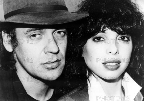 Udo LINDENBERG and Helen SCHNEIDER during a tour of Germany, 1980