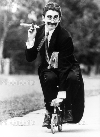 Groucho MARX on a mini bike