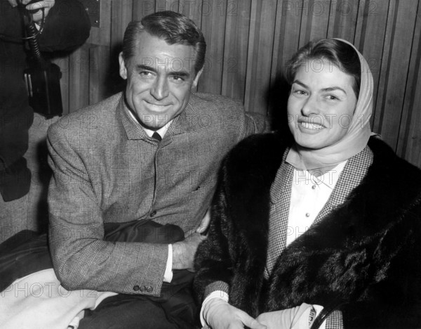 Cary GRANT and Ingrid BERGMAN, London 1958
