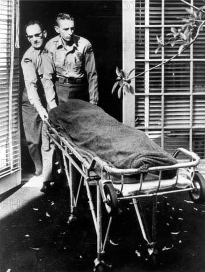 Body of Marilyn MONROE