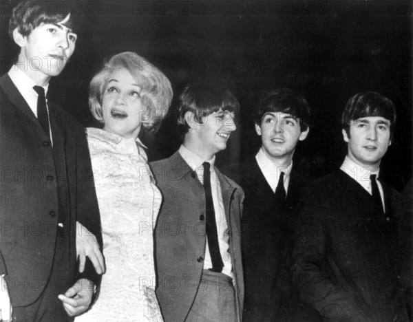 Marlene DIETRICH and The BEATLES, London 1963