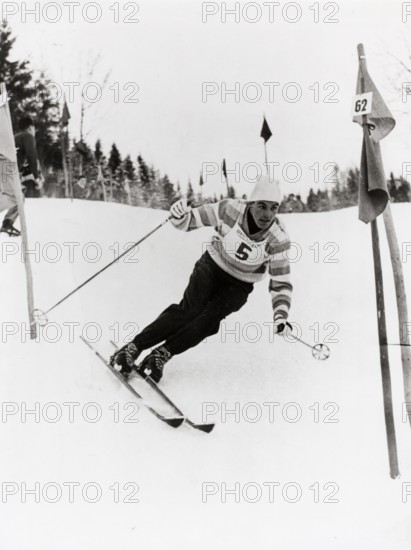 Toni SAILER on a descent