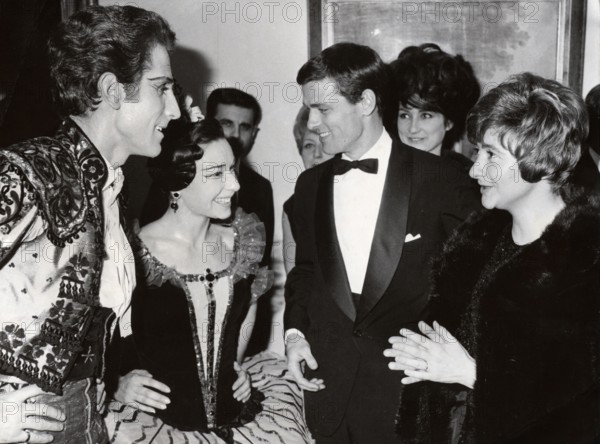 Francoise SAGAN, Robert WESTHOFF, Jacques CHAZOT and Ninon LEBERTRE