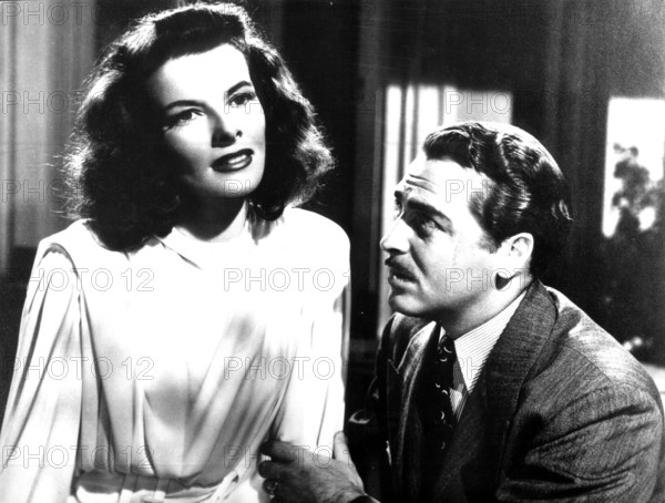 Katharine HEPBURN and John HOWARD in 'The Night Before the Wedding'