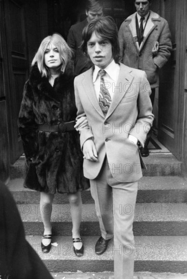 Mick JAGGER and Marianne FAITHFUL 1969