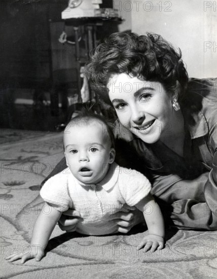 Elizabeth TAYLOR with son Michael