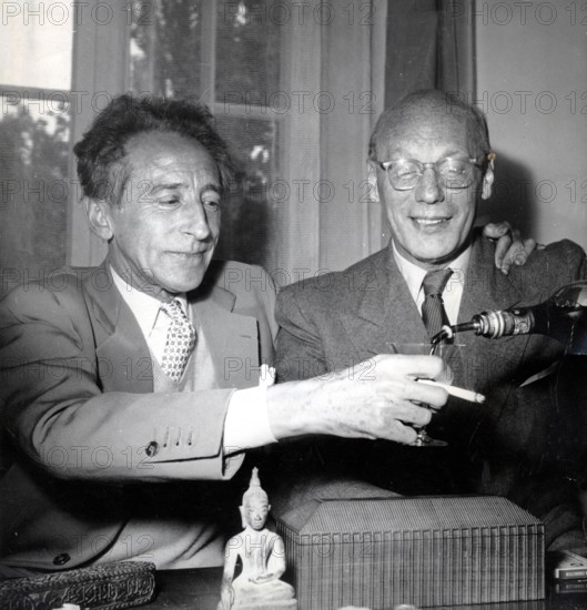 Jean COCTEAU and Gustaf GRÜNDGENS, 1950s