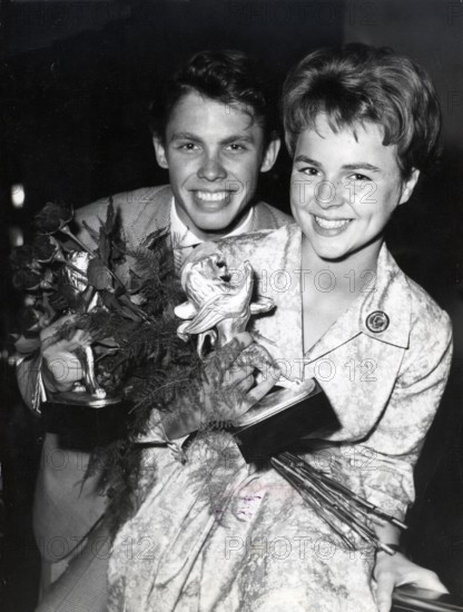 Peter KRAUS and Conny FROBOESS with Silver Lions