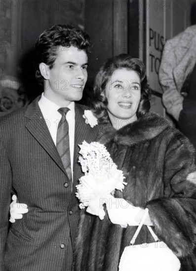 Wedding of Horst BUCHHOLZ and Myriam BRU, 1958