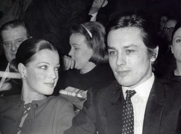 Romy SCHNEIDER and Alain DELON, 1969