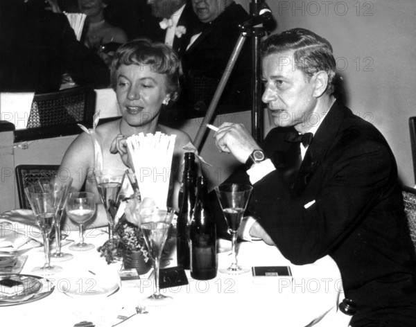 Dieter BORSCHE with his wife Uschi POSER, 1958