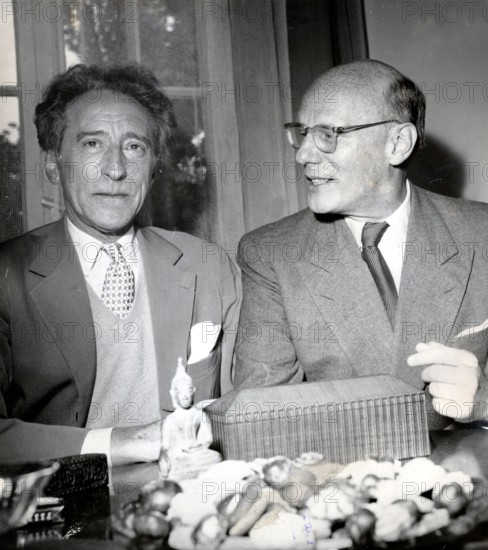 Jean COCTEAU and Gustaf GRÜNDGENS, 1950s