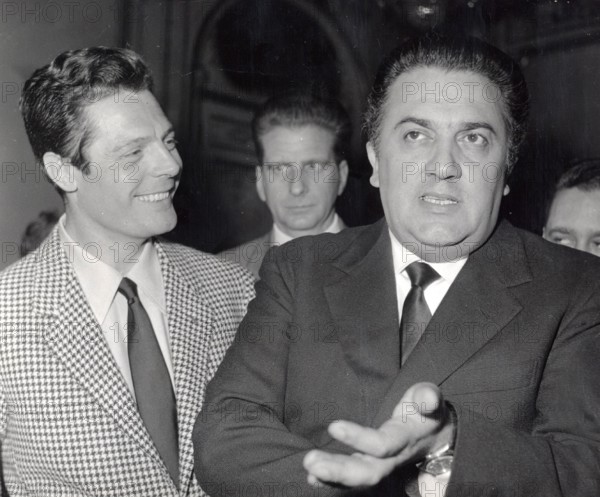 Marcello MASTROIANNI and Federico FELLINI, 1960