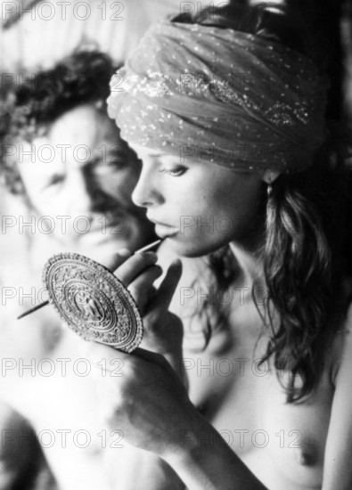 Uschi OBERMAIER and Dieter BOCKHORN in Goa 1976