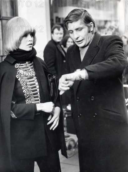 Brigitte BARDOT with Gunter SACHS in London