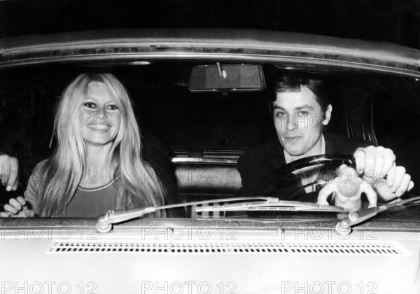 Brigitte BARDOT and Alain DELON, 1967