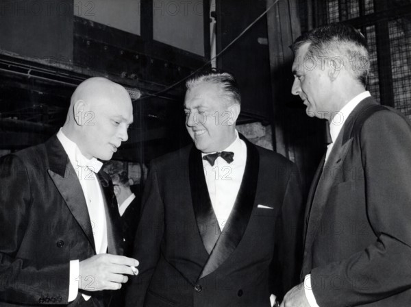 Yul BRYNNER, Jaques TATI, Cary GRANT, 1959