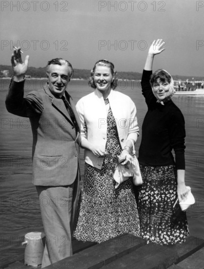 Vittorio DE SICA, Ingrid BERGMAN, Sophie DESMARETS 1956