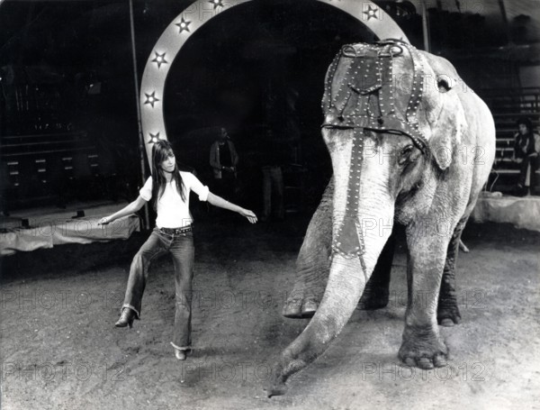Jane BIRKIN in the circus