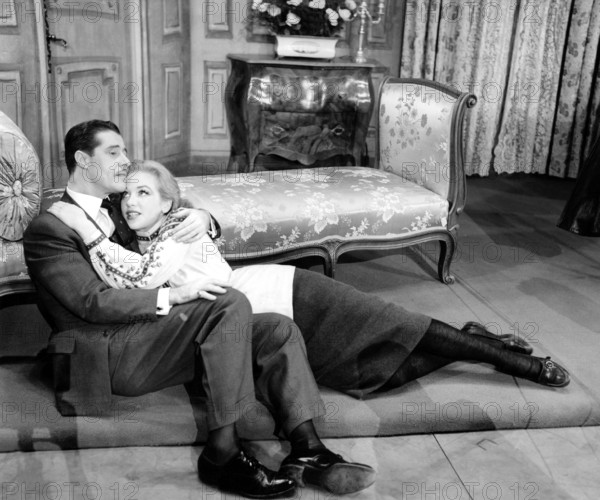 Don AMECHE and Hildegard KNEF in 'Silk Stockings'