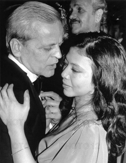 Klaus KINSKI and Minhoï Geneviève LOANIC, Munich 1979