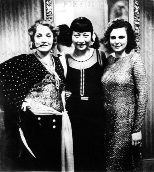 Marlene DIETRICH, Anna May WONG, Leni RIEFENSTAHL in Berlin 1928