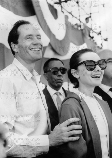 Audrey HEPBURN and Mel FERRER in Rome 1958
