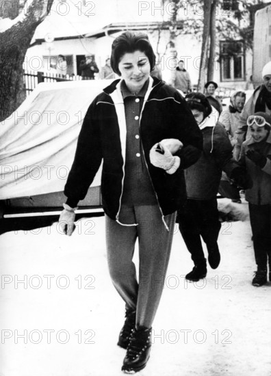 Princess SORAYA, St. Anton am Arlberg 1959