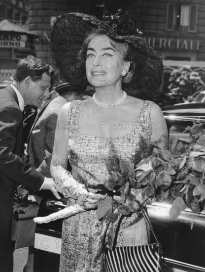 Joan CRAWFORD in Italy, 1962