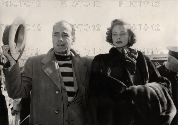 Humphrey BOGART and Lauren BACALL, Paris 1959