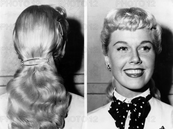 Doris DAY with historical hairstyle