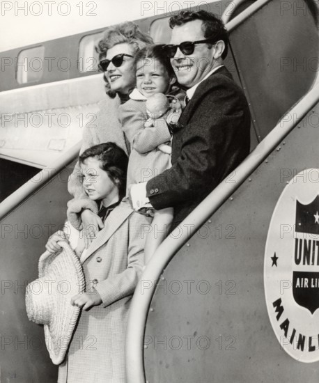 Rita HAYWORTH with family