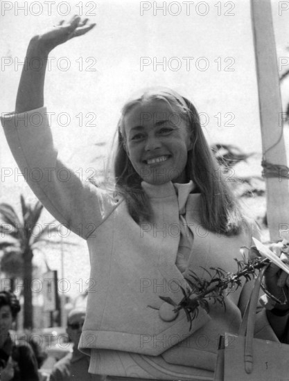 Jeanne MOREAU in Cannes, 1966