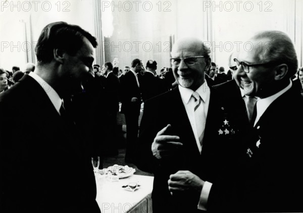 Horst DRINDA, Walter ULBRICHT and Erich HONECKER, 1970