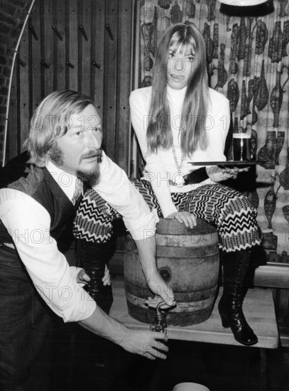 James LAST and Katja EBSTEIN, Düsseldorf 1970