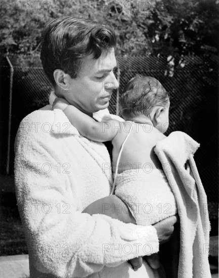 James MASON with daughter Portland Mason SCHUYLER, 1949