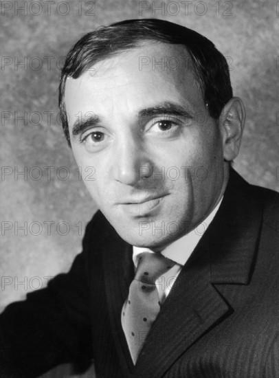 Charles AZNAVOUR, portrait, around the mid-1960s