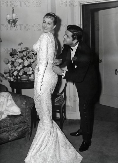Anita EKBERG and Anthony STEEL