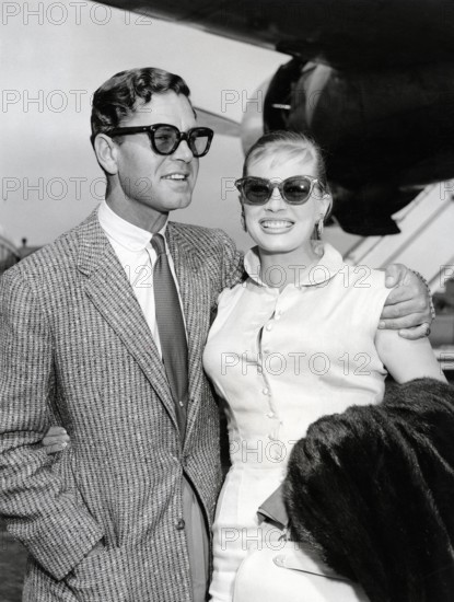 Anita EKBERG and Anthony STEEL, 1956